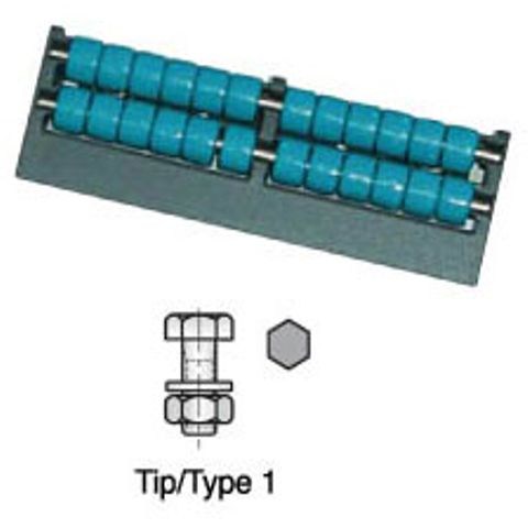 Transfer Plate with 2 Rows of Rollers